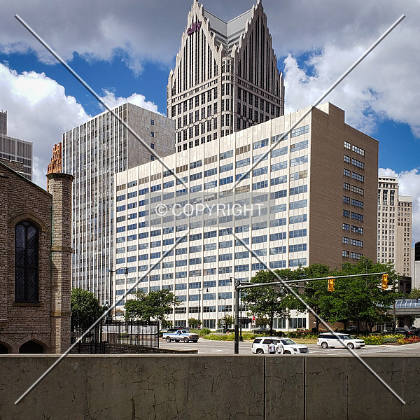 Coleman A. Young Municipal Center by Ryan Hildebrand