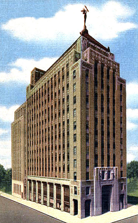 Alabama Power Building by Curt Teich & Co.