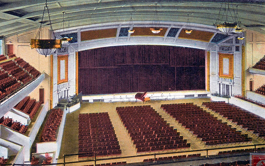 Soldiers and Sailors Memorial Auditorium by Tichnor Quality Views/ Andrews Printery
