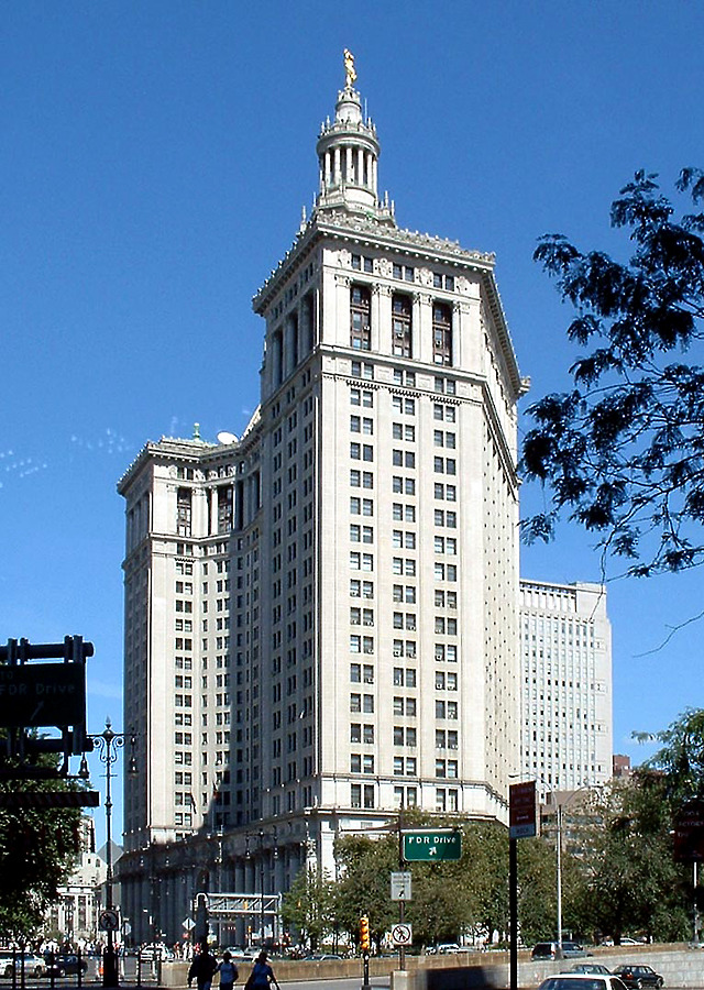 Manhattan Municipal Building by John Cahill