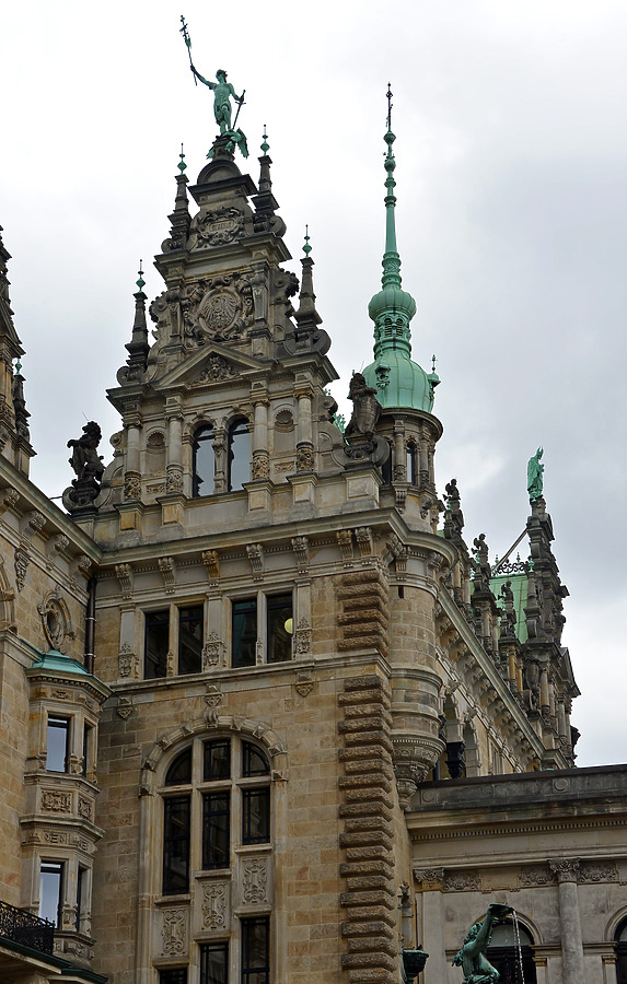 Hamburg City Hall by John W. Cahill