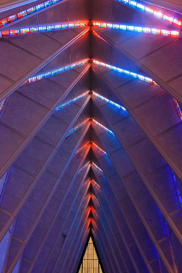 United States Air Force Academy Cadet Chapel by Daniel Kieckhefer