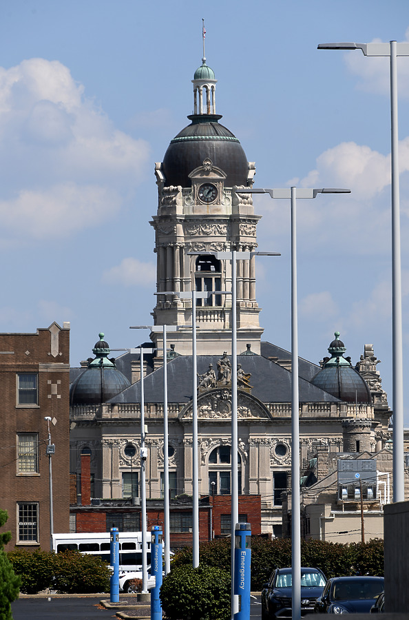 Old Vanderburgh County Courthouse by John W. Cahill
