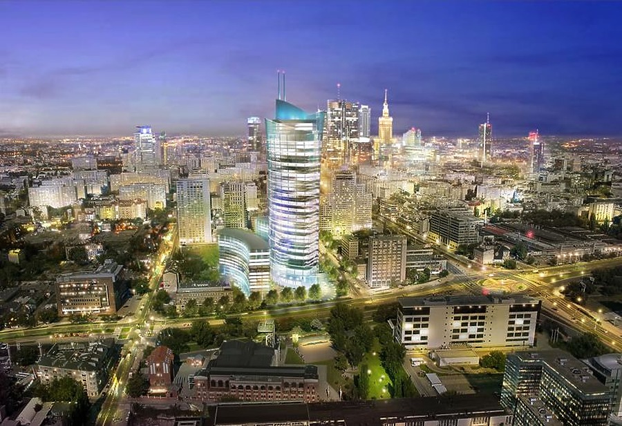 Warsaw Spire by Ghelamco