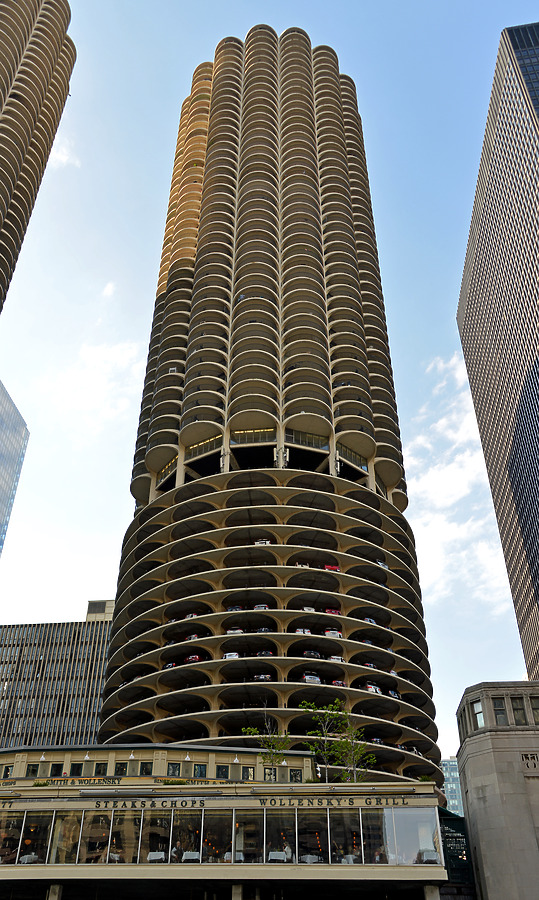 Marina City I by John W. Cahill