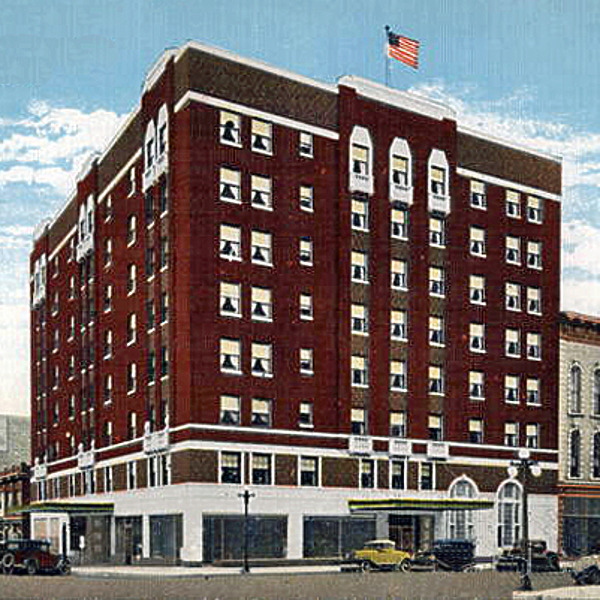 Lincoln-Douglas Apartments by Curt Teich & Co.