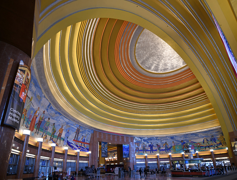 Cincinnati Museum Center at Union Terminal by John W. Cahill