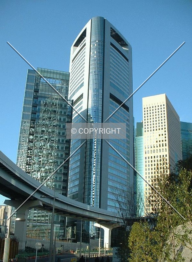 Shiodome Media Tower by Andrew Stewart