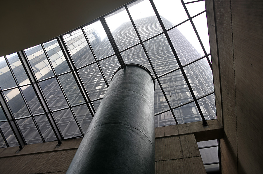 Detroit Marriott at the Renaissance Center by John W. Cahill