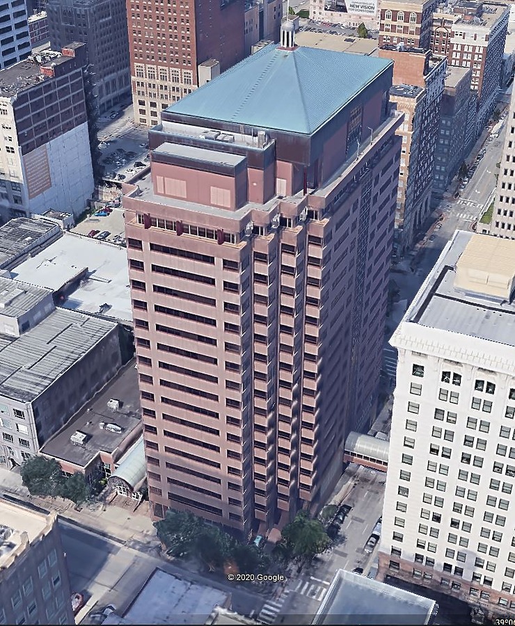 Commerce Bank Building by Google Earth
