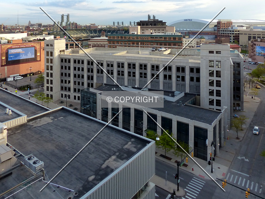 Detroit Opera House Parking Center by Nate Lindsey