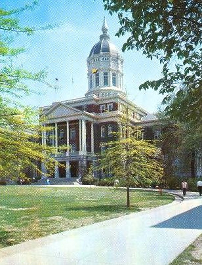 Jesse Hall by J. E. Tetirick