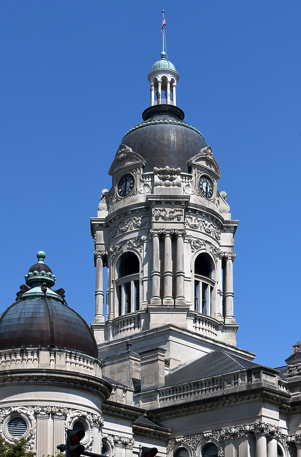 Old Vanderburgh County Courthouse by John W. Cahill