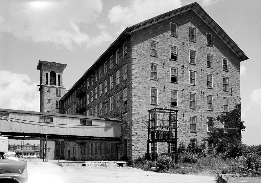 Durfee Mill No. 1 by Library of Congress, HABS, Jack E. Boucher