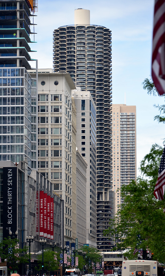 Marina City I by John W. Cahill
