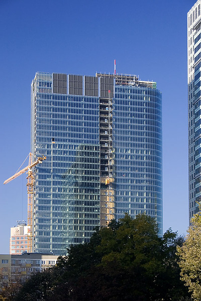 View from the east