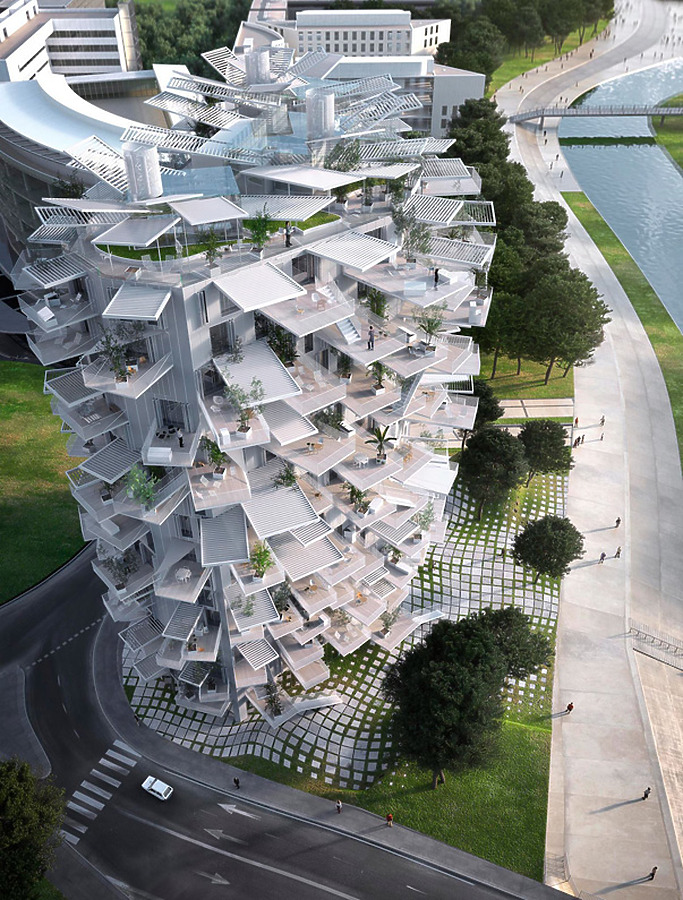 L'Arbre Blanc by Sou Fujimoto Architects / Nicolas Laisne Associés / Manal Rachdi OXO Architects