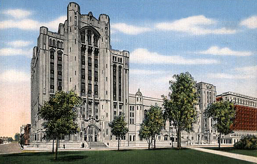 Detroit Masonic Temple by United News Co.