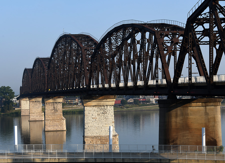 Big Four Bridge by John W. Cahill