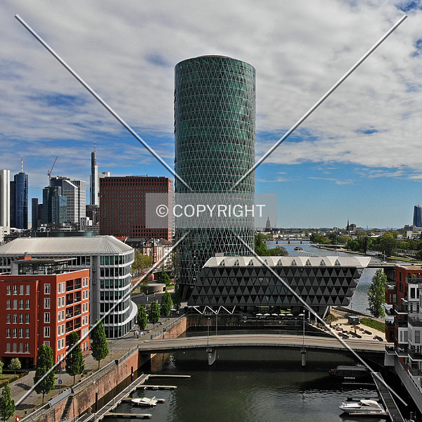 Westhafen Tower by Nephilim