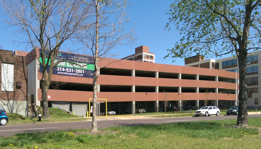 University Heights Loft Apartments Parking Garage