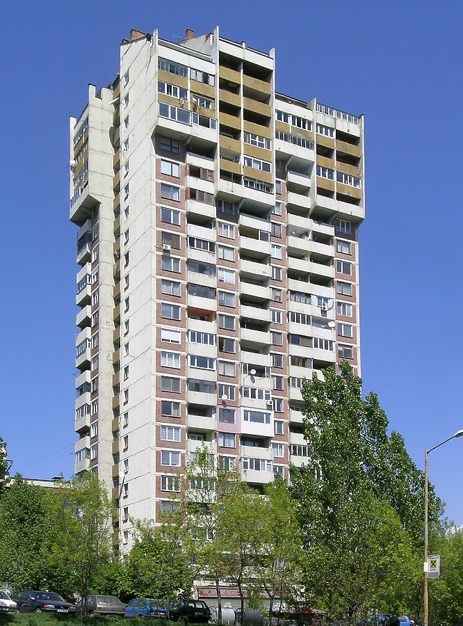 Mladost 1, Block 1V by Kaloian