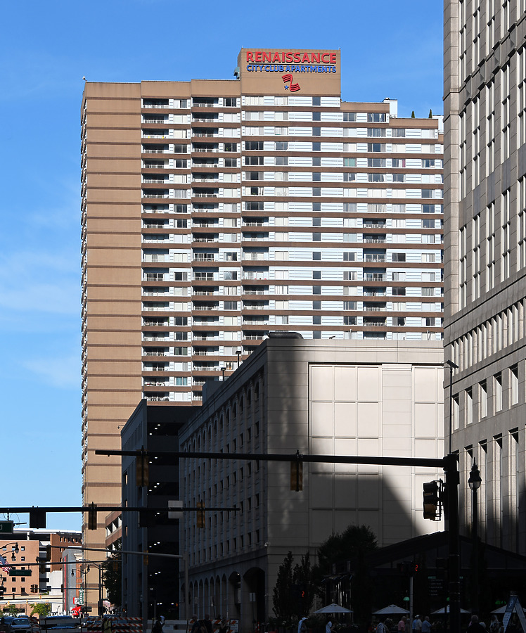 Millender Center Apartments by John W. Cahill