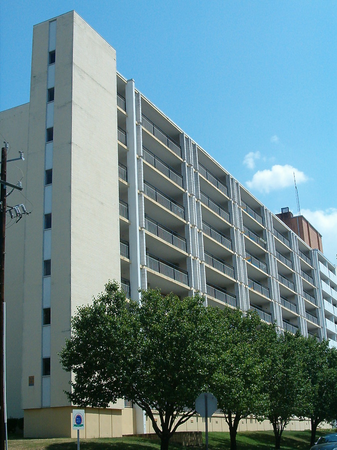 Brown Nicholson Terrace Apartments by Rodney Gunn