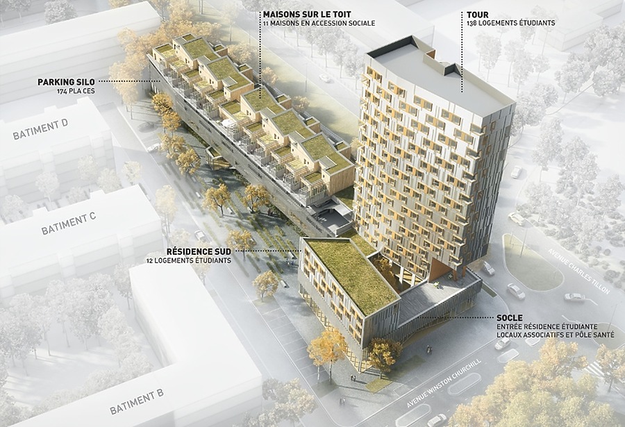 Tour Michel Denis by Urbanmakers - THE Architectes