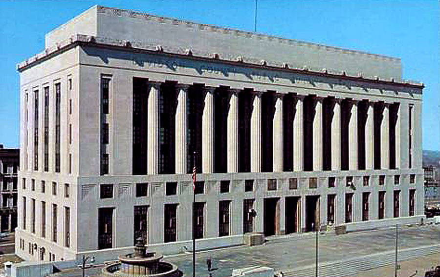 Metro Davidson Courthouse by Southern Post Card Co./ Earl W. Hughes
