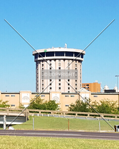 Distant view from the southeast; August 30, 2016