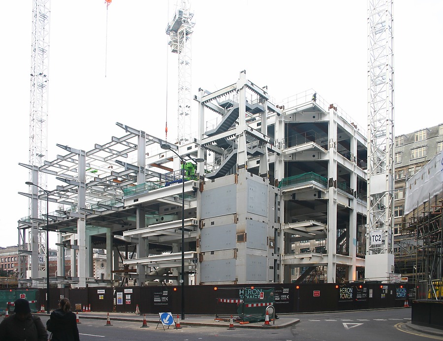 Heron Tower by Tristram Compton