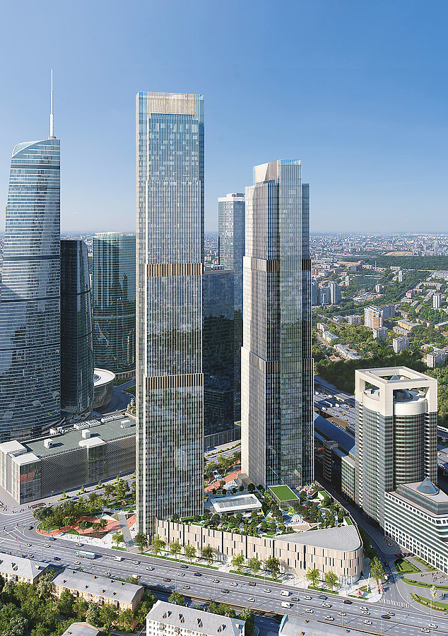 Neva Towers 2 by HOK / FXFOWLE / SPEECH