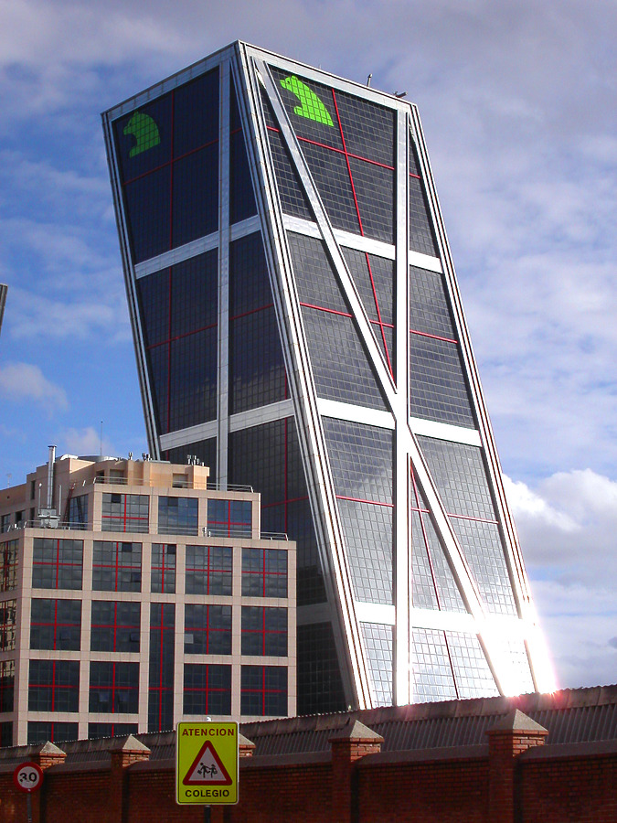 Puerta de Europa I by Cesar Serrano