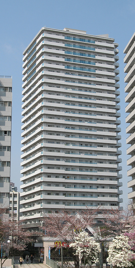Park Side Tower Cosmos Kawaguchi Station Front by Kevin Hemphill