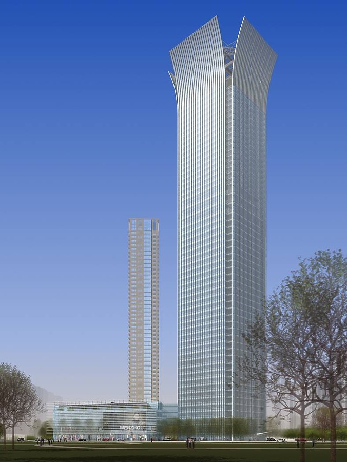 Wenzhou Zhixin Plaza by John Portman & Associates