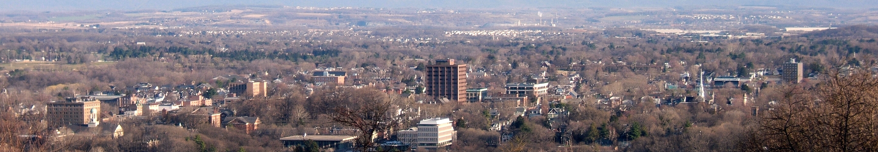 Downtown from the southeast