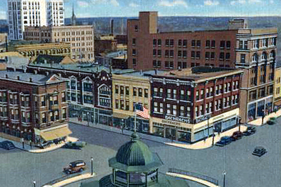 Illinois Power Building by Decatur News Agency