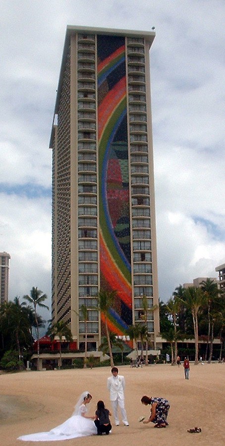 Rainbow Tower by James Peacock