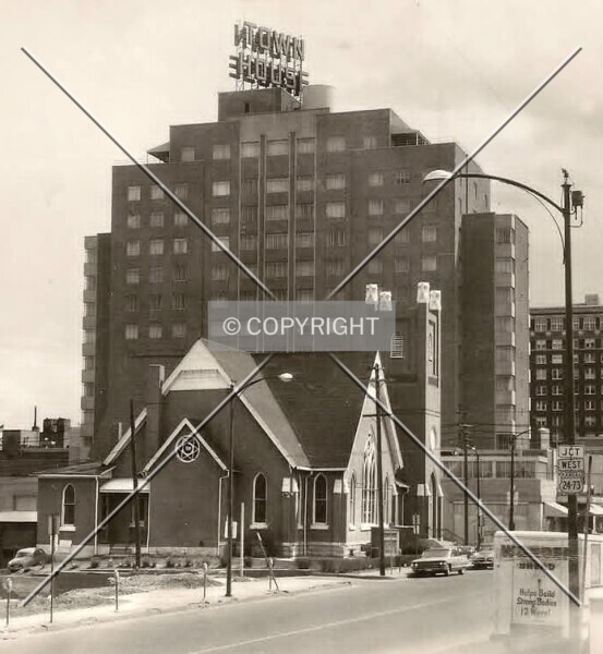 Vintage view from the northwest