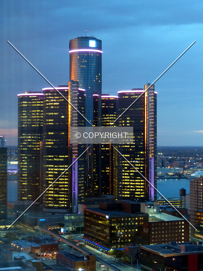 Detroit Marriott at the Renaissance Center by Nate Lindsey