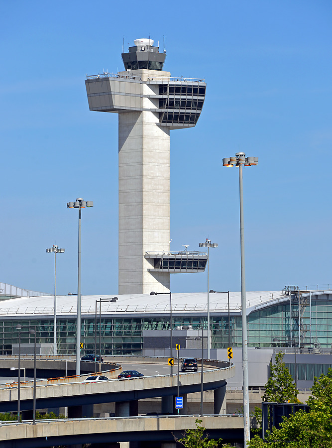 JFK International Airport ATC Tower by John W. Cahill