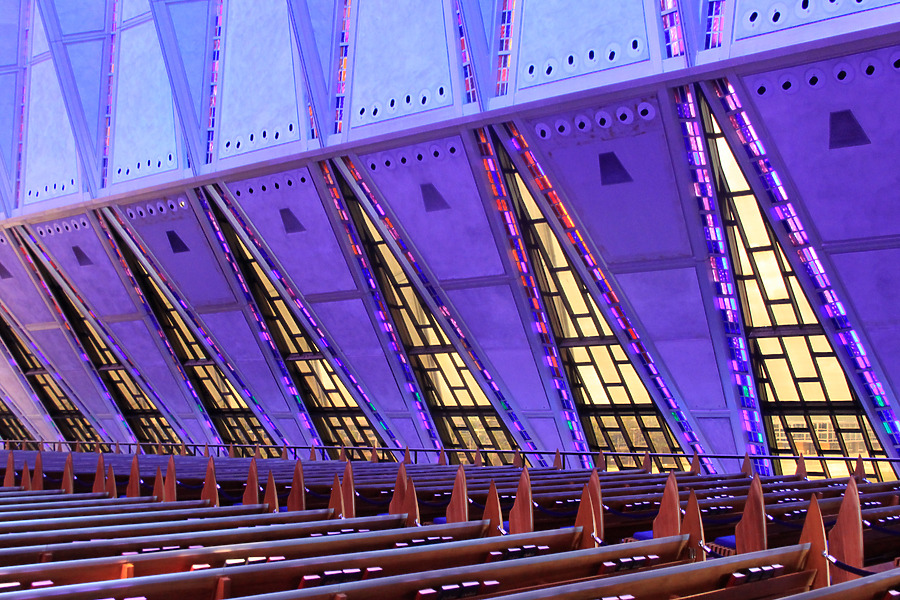 United States Air Force Academy Cadet Chapel by Daniel Kieckhefer