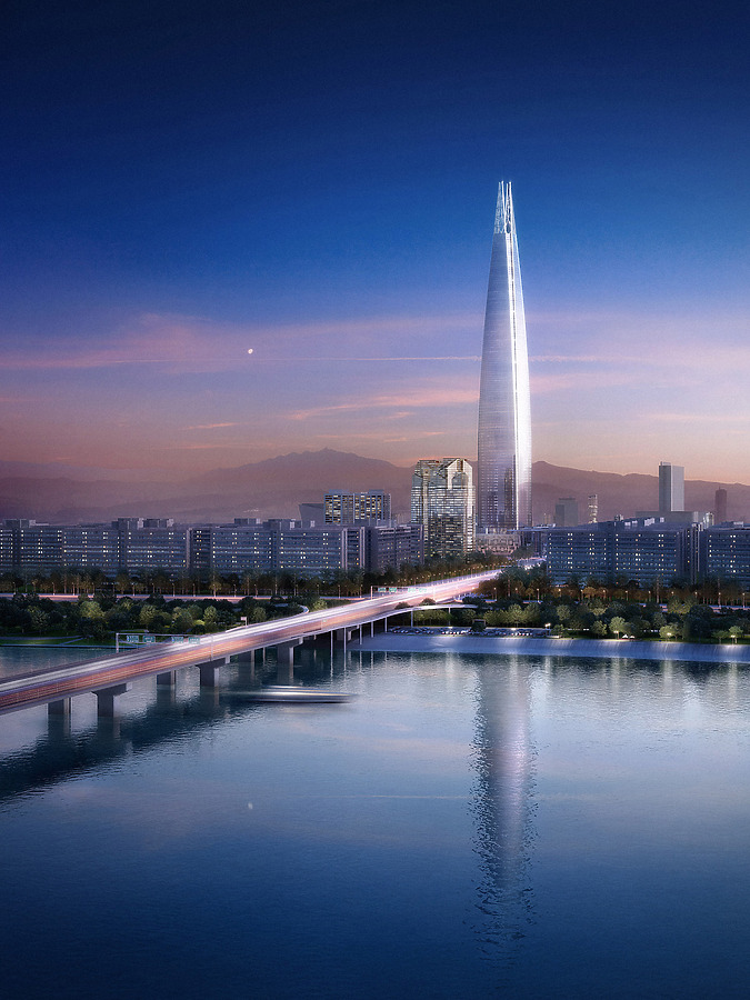 Lotte World Tower by Kohn Pedersen Fox Associates PC