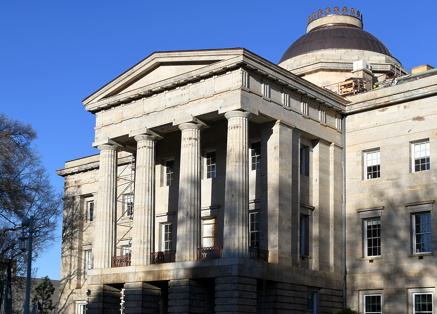 North Carolina State Capitol by John W. Cahill