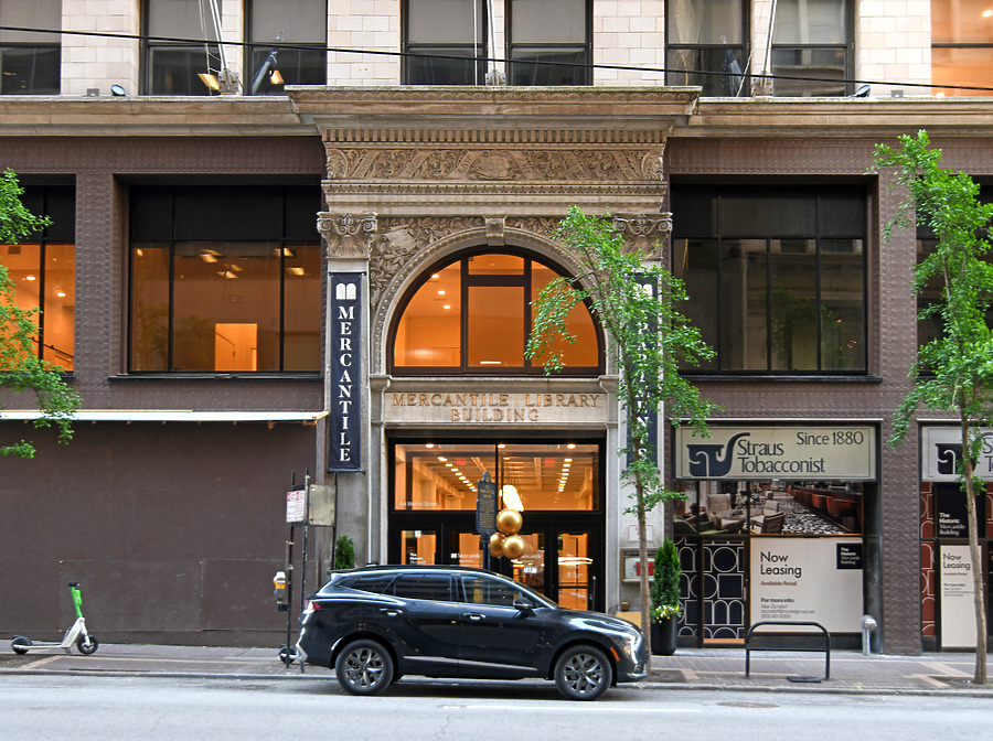 Mercantile Library Building by John W. Cahill