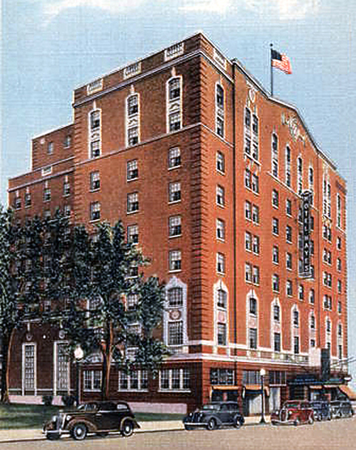Hayes Building by Curt Teich & Co.