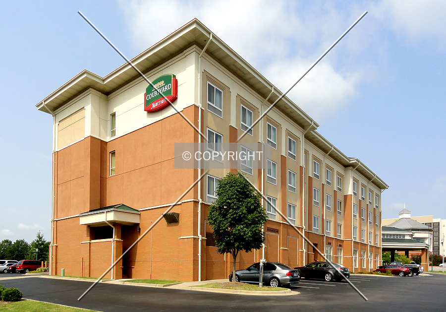 Courtyard Fort Smith Downtown by Chris Patriarca