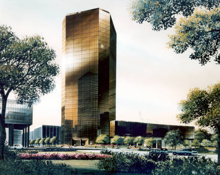 One Bank of America Plaza by © 2005 St. Louis Mercantile Library at the University of Missouri St. Louis