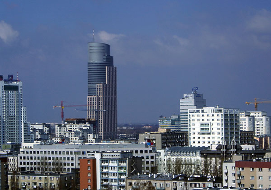 Warsaw Trade Tower Photo 442-600-312 - Stock Image - SKYDB